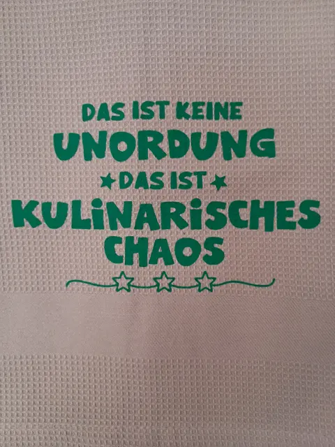 Geschirrtuch Kulinarisches Chaos