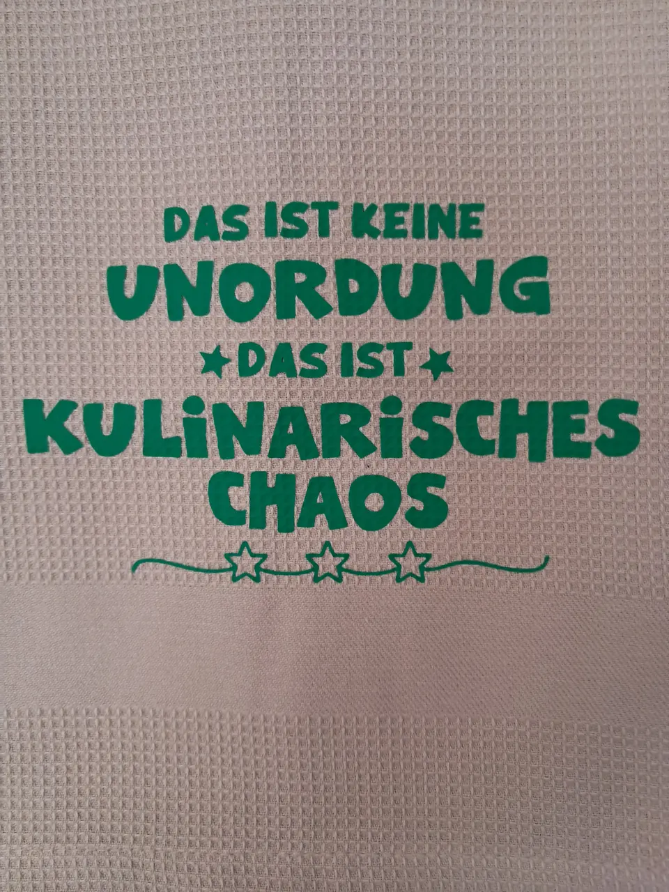 Geschirrtuch Kulinarisches Chaos – Matthias Drwenski