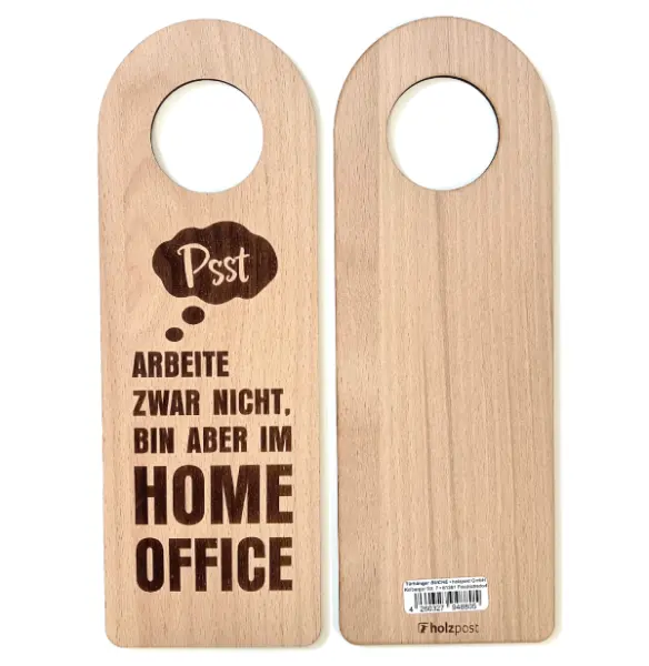 Türanhänger "Homeoffice" – Saidas Glückswerkstatt, Saida Schönwald