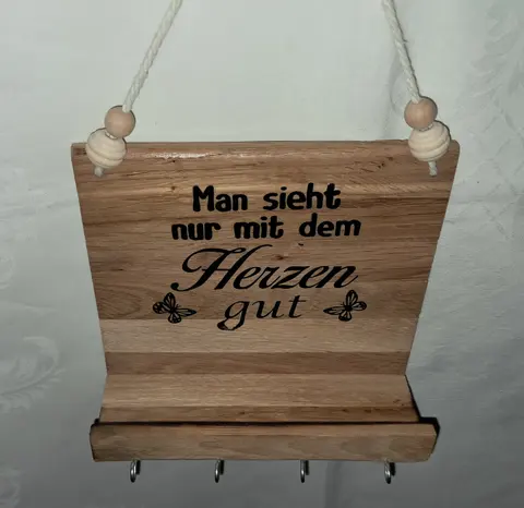 Holz Schlüsselbrett