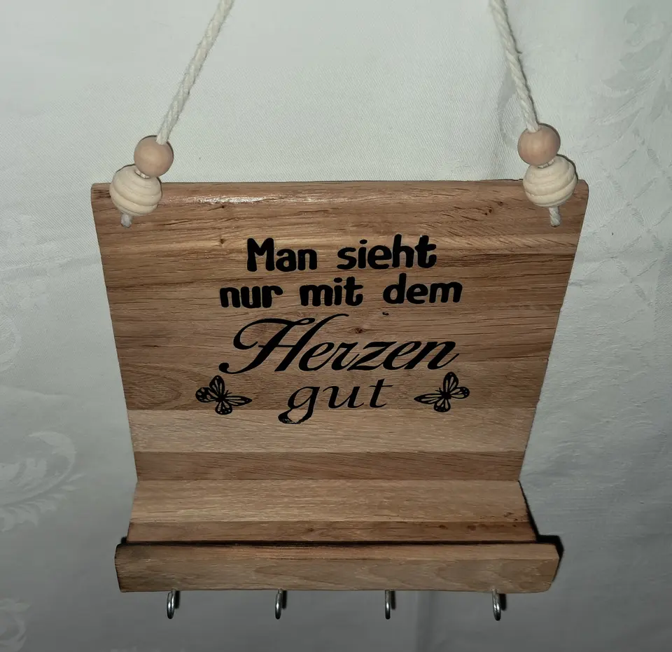 Holz Schlüsselbrett – Matthias Drwenski