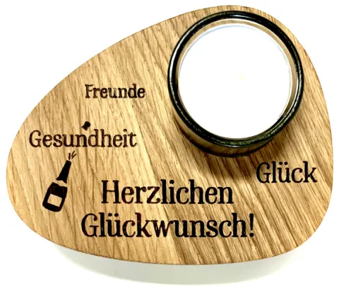 Teelicht"Herzlichen Glückwunsch"