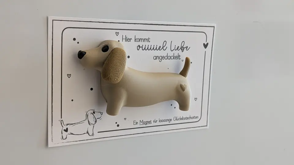 Dackel Magnet – By Jana Kalbau