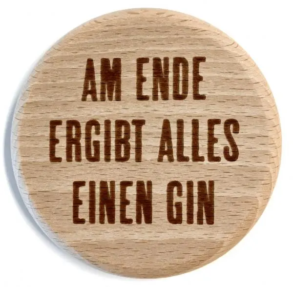 Glasdeckel "Ende" – Saidas Glückswerkstatt, Saida Schönwald