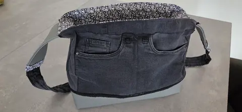 Jeans Shopper, schwarz