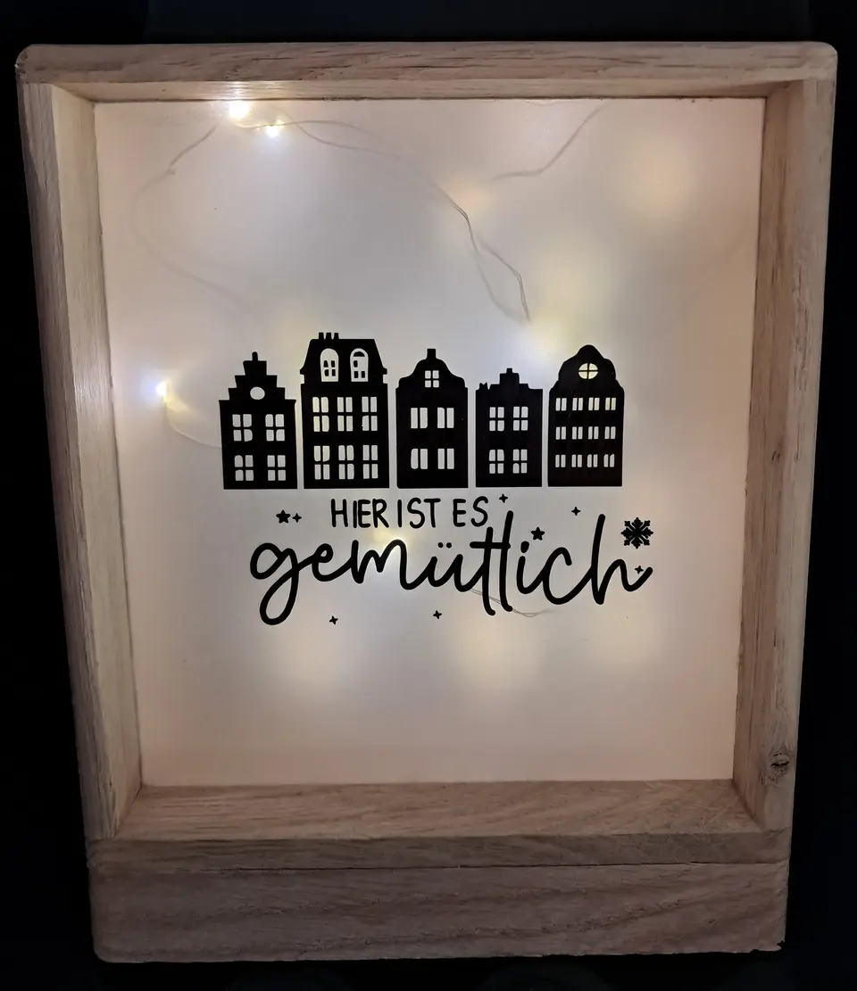 LED-Leuchtrahmen mit individuellem Motiv – Matthias Drwenski