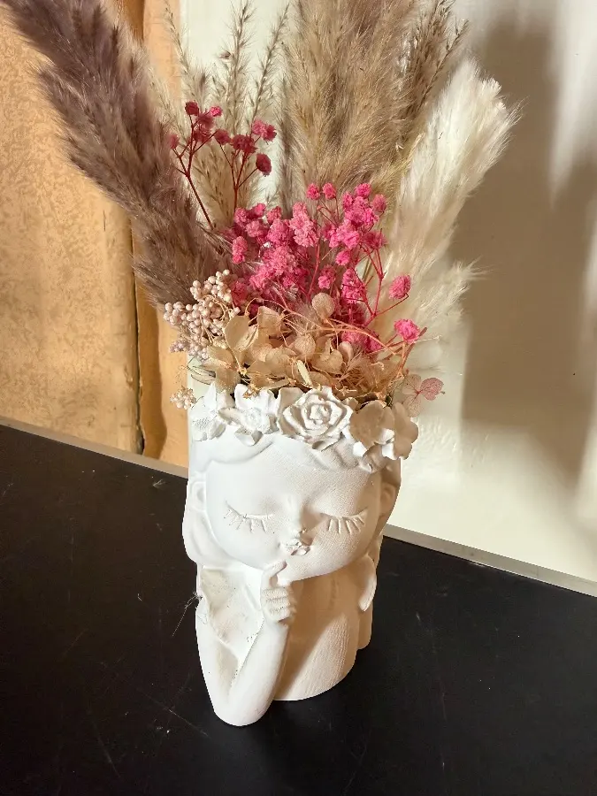 Kopf mittel mit Blumen (Finger) – Kathrin Michaelis