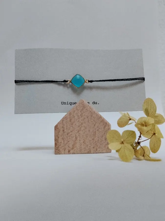 Armband Aquamarin in Metall – Margarita Fuchs