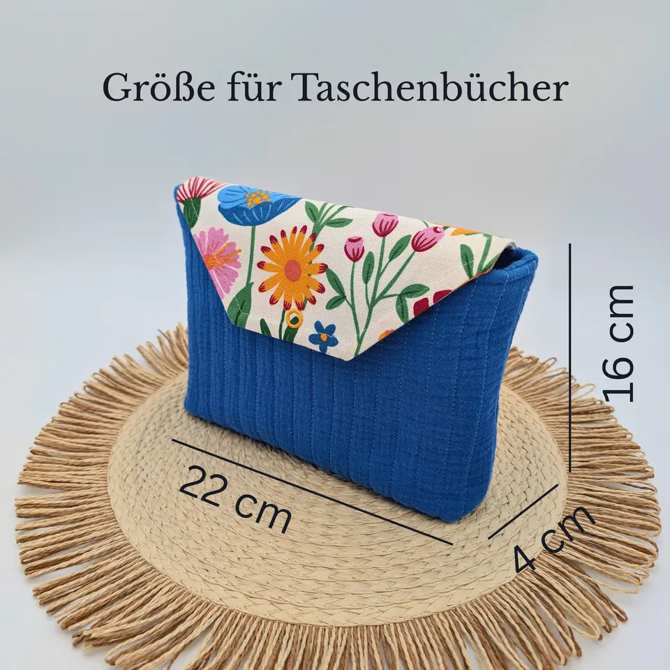 Buchtasche Frühling für Taschenbücher – Rosalies Traumatelier | Rosalie Petrusch