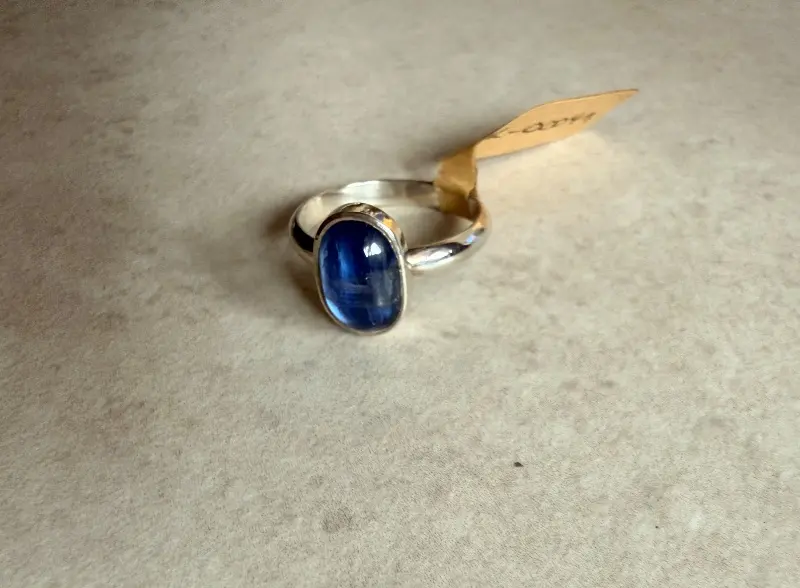 925er Silber Ring mit Kyanit , gr. 16 – Lopez Lumbi Raymundo Jose
