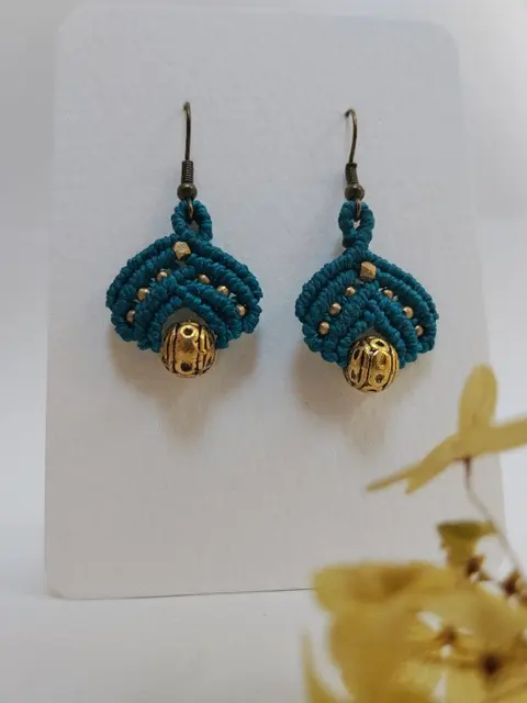 Ohrringe Acorn Blau