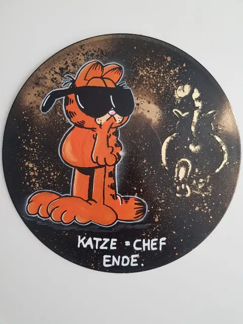 Schallplatte Garfield "Katze = Chef! Ende"