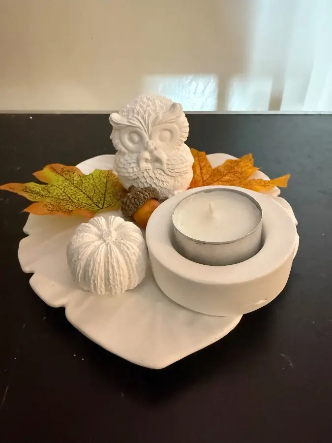 Blatt mit Eule  – Kathrin Michaelis