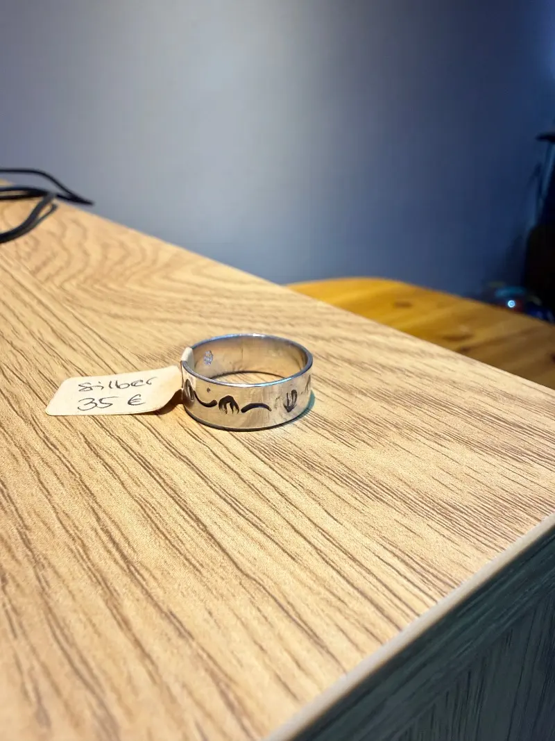 925er Silber Ring mit Muster gr. 20 – Lopez Lumbi Raymundo Jose