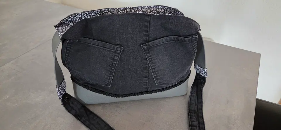 Jeans Shopper, schwarz – Sabine Müller
