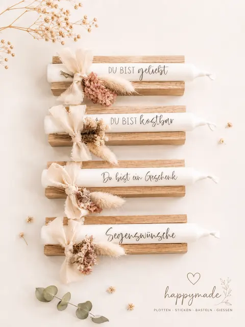 Geschenkset Kerze 