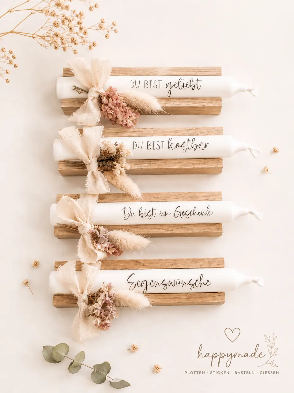 Geschenkset Kerze  – Stefanie Formann