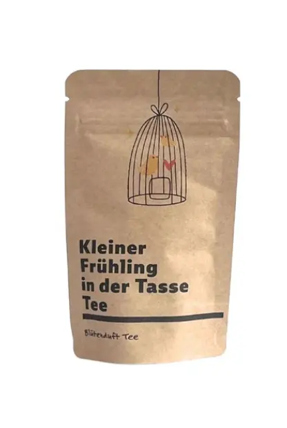 Kleiner Frühling in der Tasse Tee