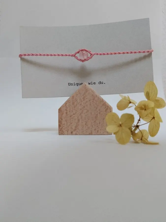 Armband Eye Rosenquarz – Margarita Fuchs