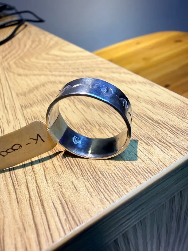 925er Silber Ring mit Muster gr. 20 – Lopez Lumbi Raymundo Jose