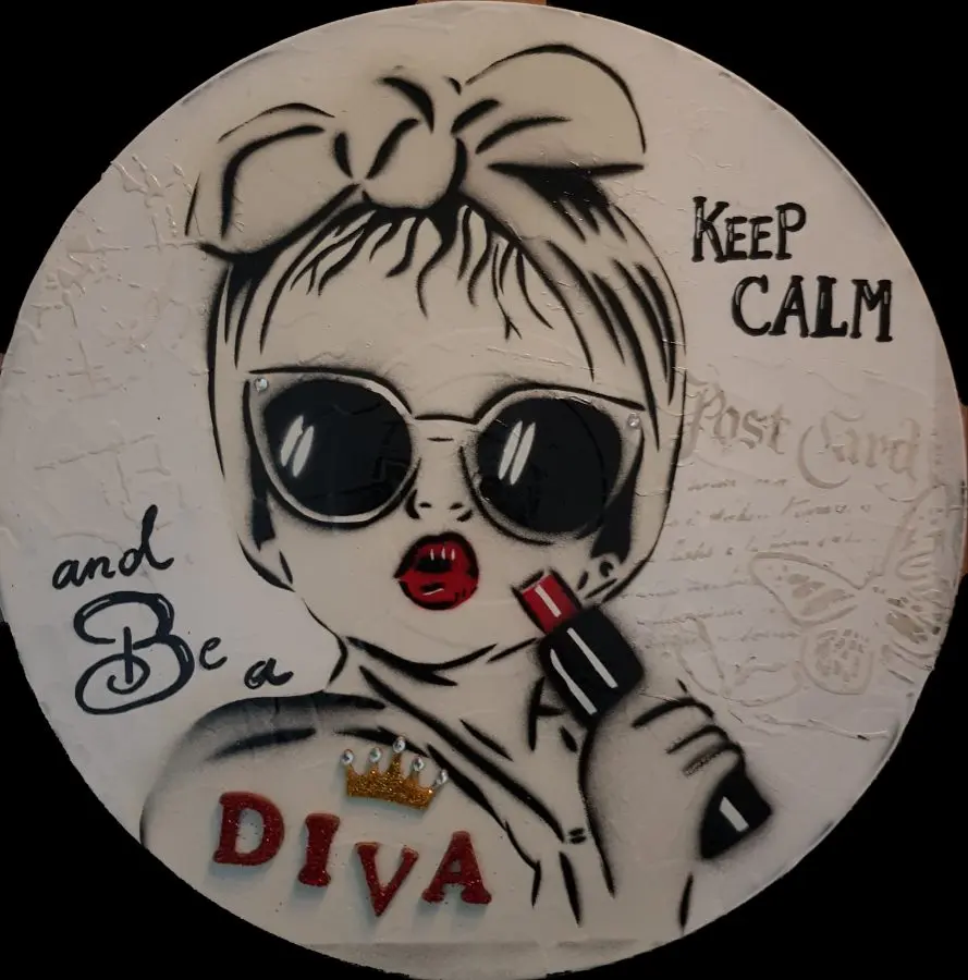 Schallplatte "Keep Calm and be a Diva" – Petra Kroll