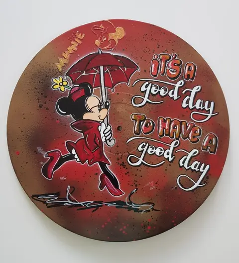 Schallplatte Minnie Mouse "It`s a good day"