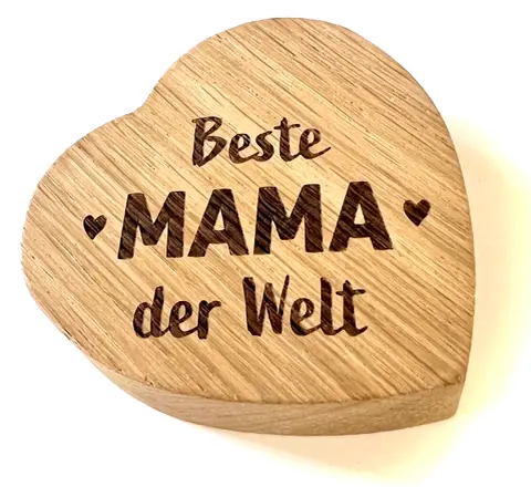Mama, Holzherz