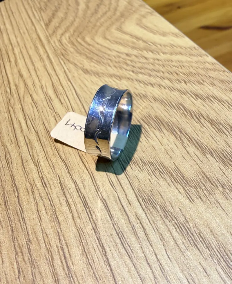 925er Silber Ring mit Muster gr. 17 – Lopez Lumbi Raymundo Jose