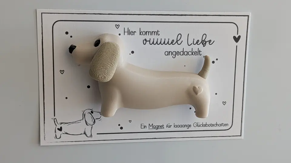 Dackel Magnet – By Jana Kalbau