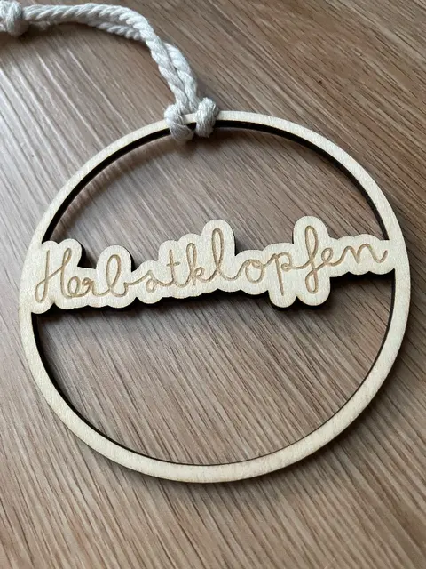 Holz-Dekoanhänger "Herzklopfen2" (KSH11)