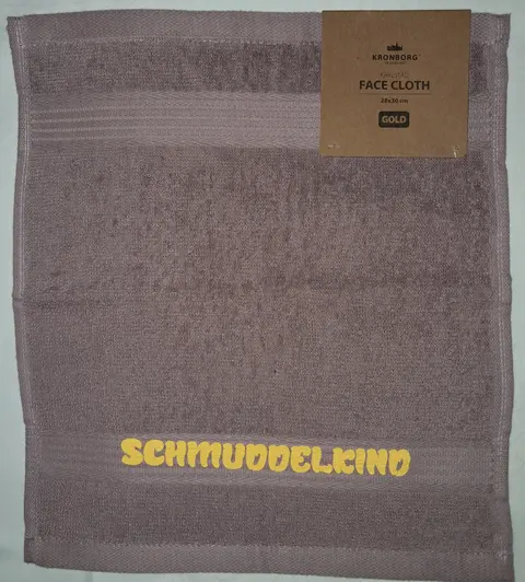 Personalisierter Waschlappen Schmuddelkind
