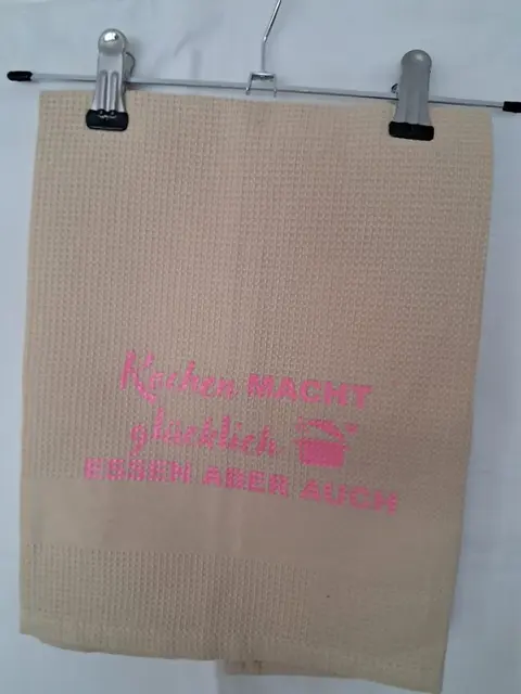 Geschirrtuch mit Spruch 