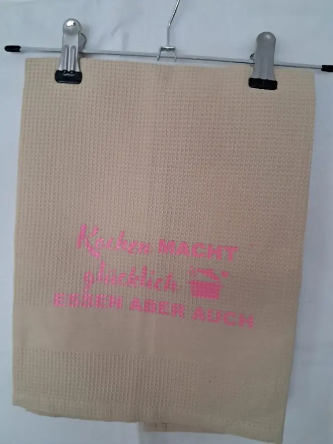 Geschirrtuch mit Spruch – Matthias Drwenski