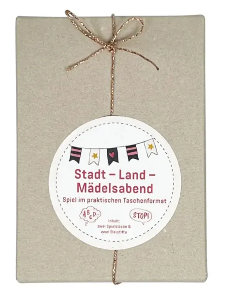 Stadt-Land-Mädelsabend Spiel