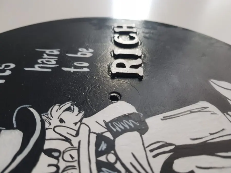 Schallplatte Dagobert Duck "It´s hard to be RICH" – Petra Kroll