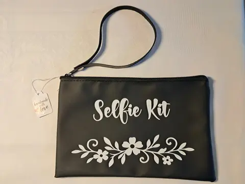 Handgelenktasche Selfie Kit schwarz