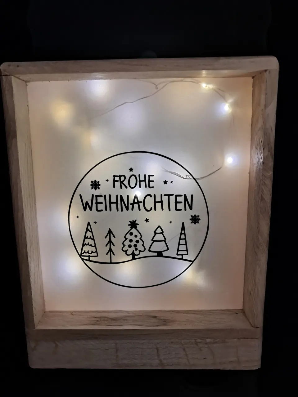LED-Leuchtrahmen mit individuellem Motiv – Matthias Drwenski