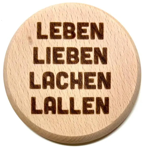 Glasdeckel "Lallen" – Saidas Glückswerkstatt, Saida Schönwald