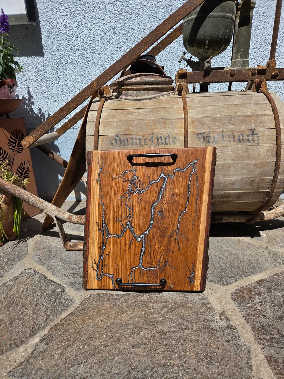 Servier-, Dekobrett mit Griffen – JB Wood burning