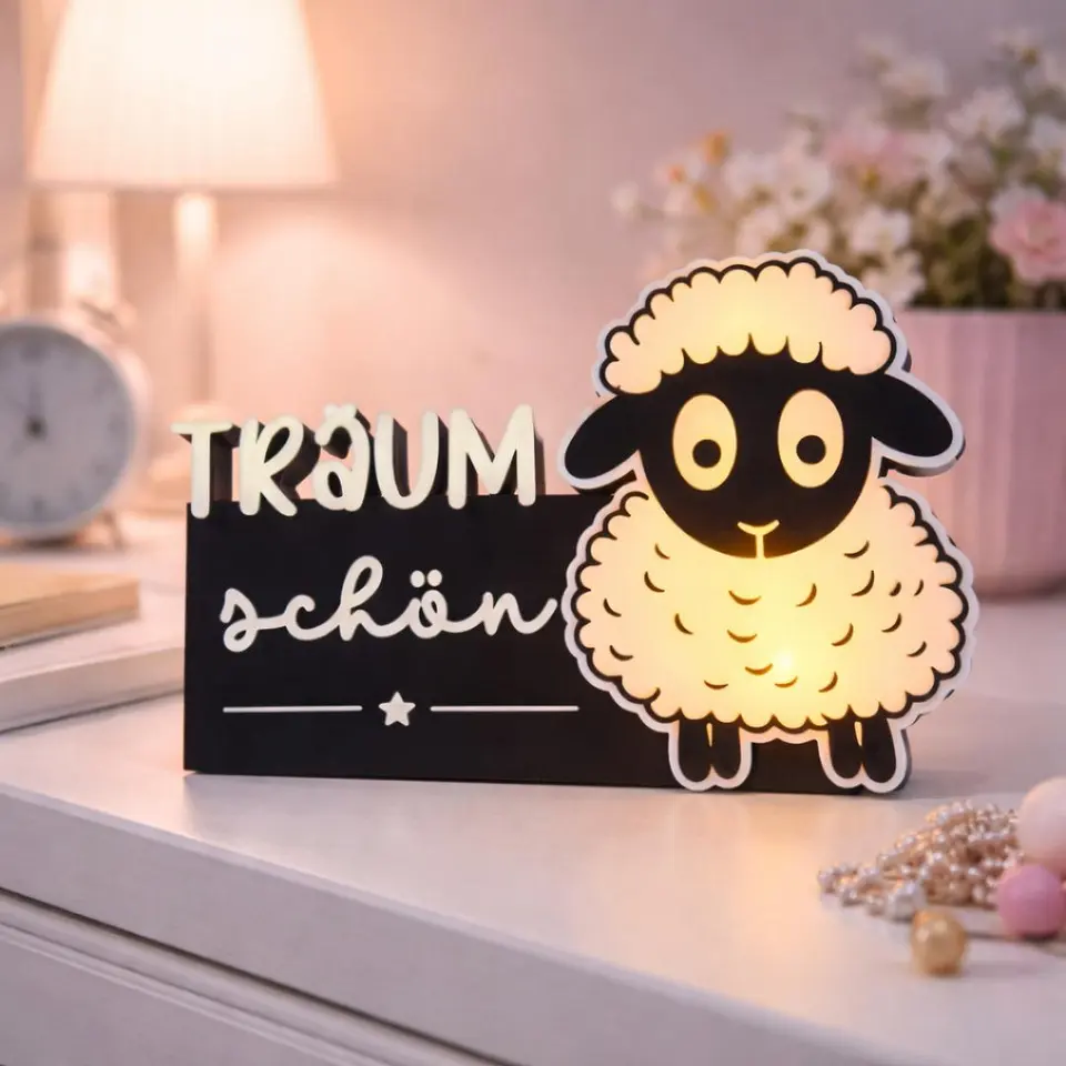 Träum schön Leuchtschaf – Sindysminimarkt