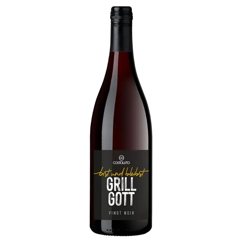 BIST UND BLEIBST GRILLGOTT / PINOT NOIR, trocken. 750ML – Saidas Glückswerkstatt, Saida Schönwald