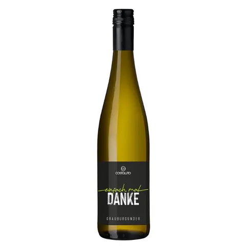 EINFACH MAL DANKE- Geschenk-Set / GRAUBURGUNDER, trocken. 750ML