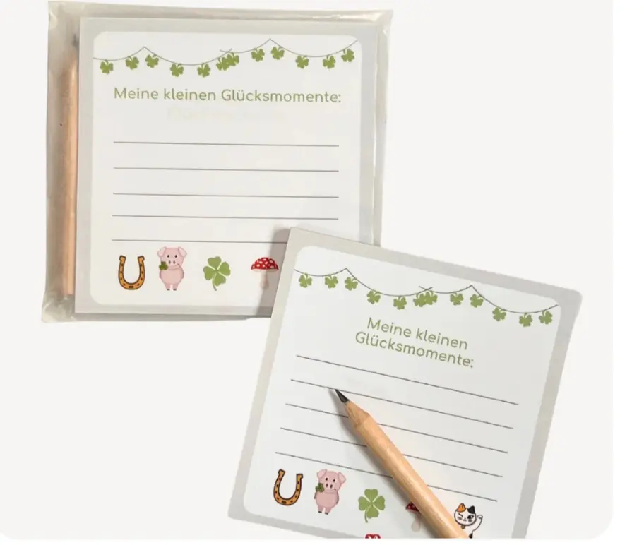 Glücksmomente Block Set – Saidas Glückswerkstatt, Saida Schönwald