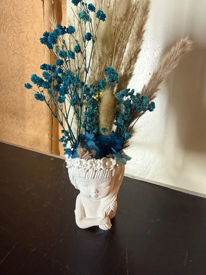 Kopf klein mit Blumen – Kathrin Michaelis