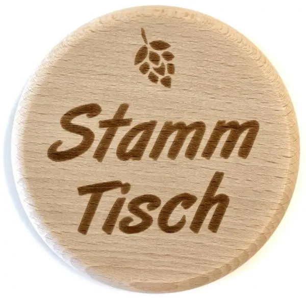 Glasdeckel "Stammtisch" – Saidas Glückswerkstatt, Saida Schönwald