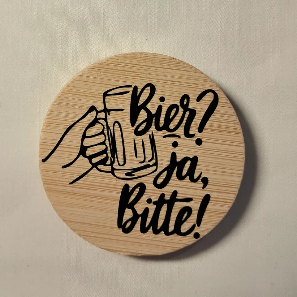 Magnetischer Flaschenöffner aus Holz - Bier? ja, bitte! – Matthias Drwenski
