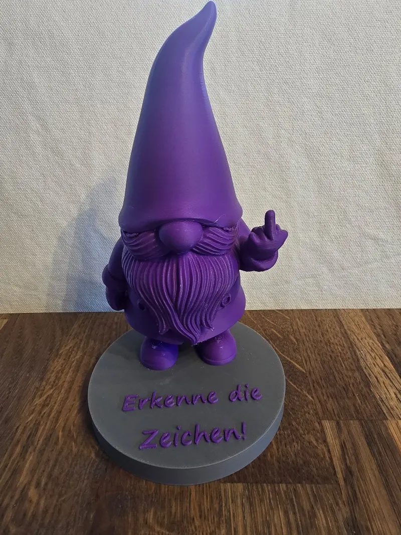 Wichtel Mittelfinger mittel – Herz und Hand