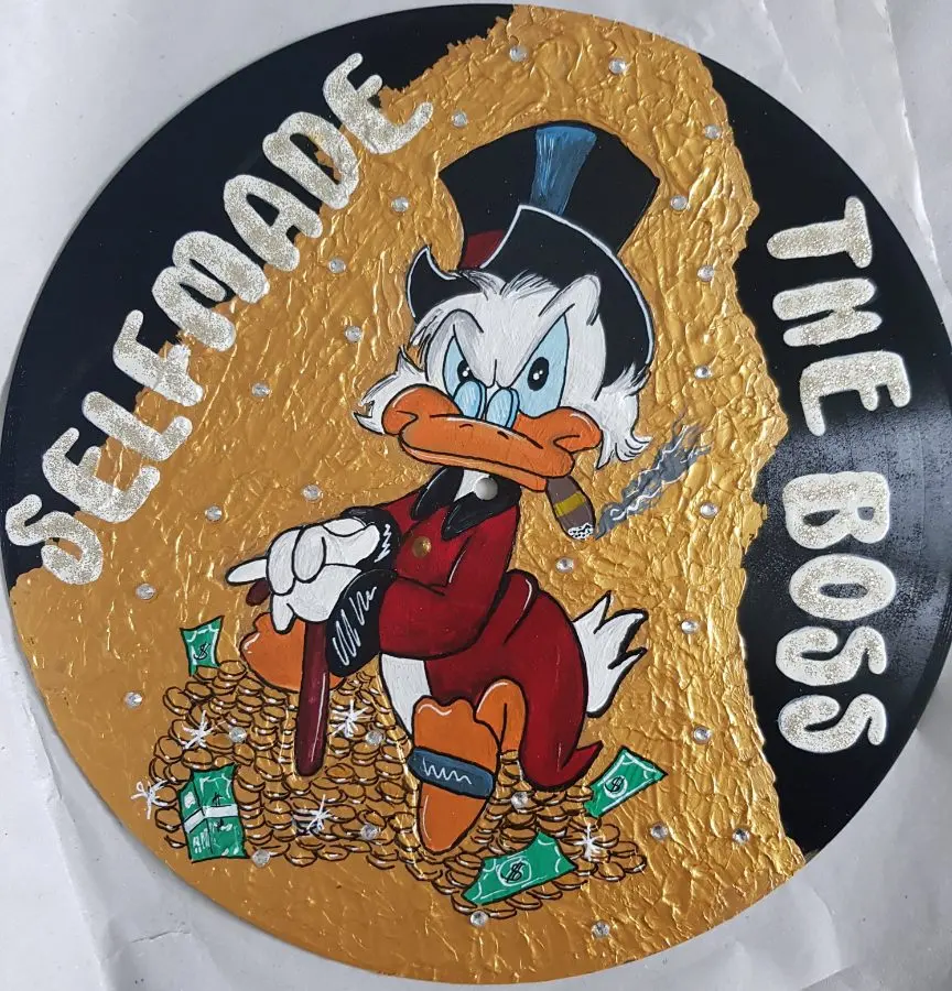Schallplatte Dagobert Duck "Selfmade" – Petra Kroll