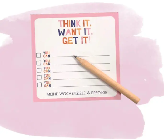 Think it, Do it,... Block Set – Saidas Glückswerkstatt, Saida Schönwald