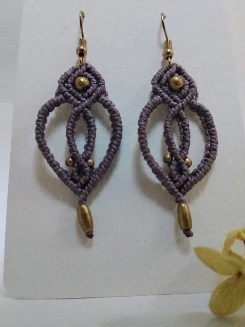 Ohrringe Orient Violett